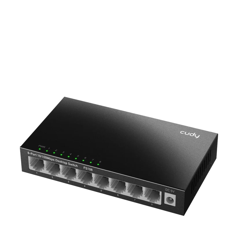 FS108 - 8-Port 10/100 Mbps Metal Switch