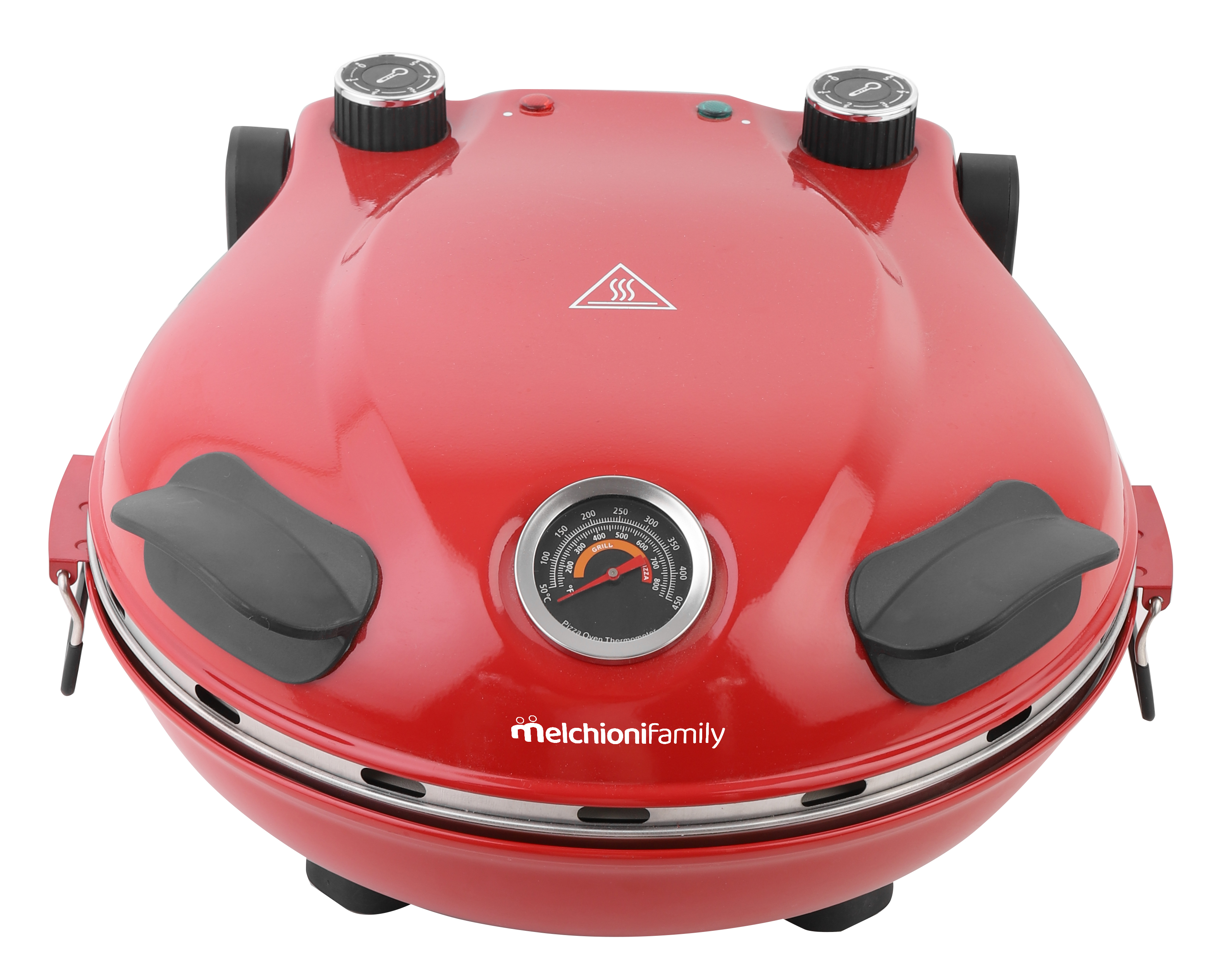 Forno pizza BELLANAPOLI PLUS con termometro e doppia resistenza