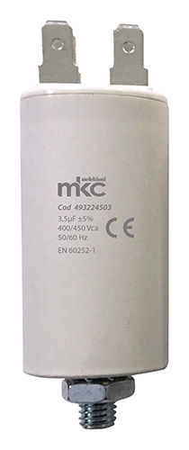 Condensatore in polipropilene di spunto terminale faston 3,5UF 400/450V