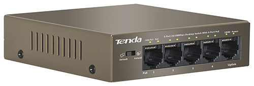 TEF1105P-4-63W - Switch 5-Port 10/100Mbps Desktop con 4-Port PoE