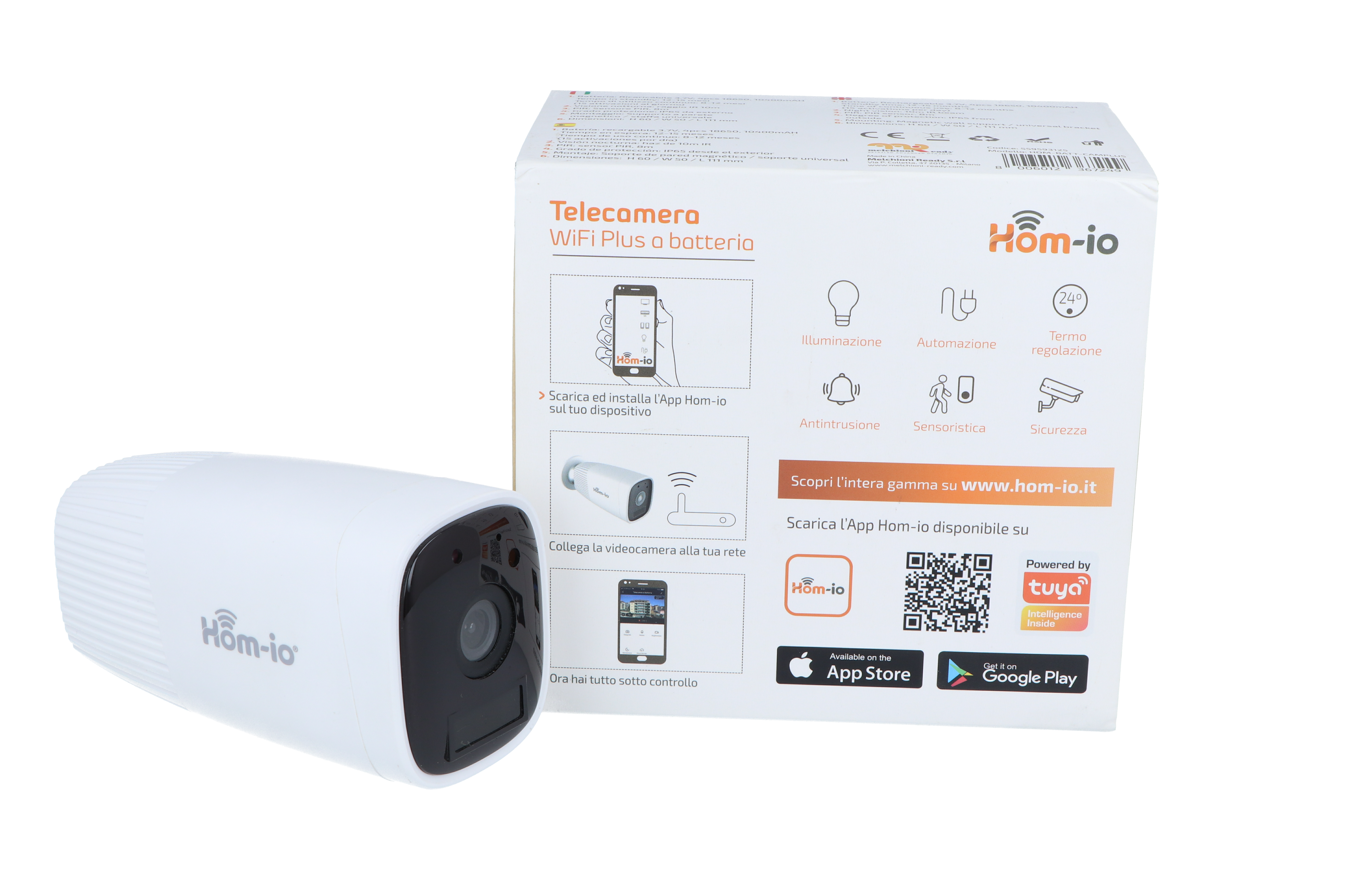 Telecamera a batteria Wi-Fi 1080P PLUS - 10400mAH