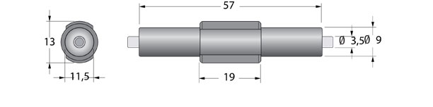 Flying fuse holder for 5x20/6.3x32 fuse V1074 Omega Fuses