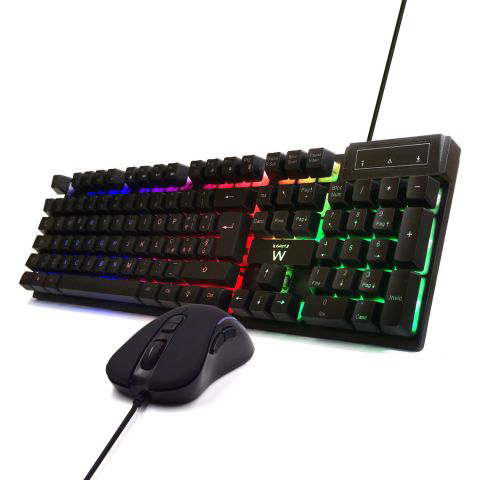 Gaming keyboard and mouse set