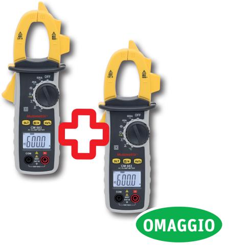 Kit Promo Pinza Digitale CM604 + CM604 AMRA Chauvin Arnoux 11-0000-507