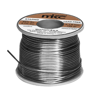 Stagno in rocchetto LEAD FREE 99/1 1,0mm 100gr