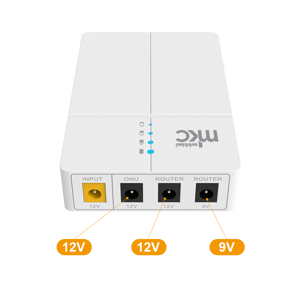 MK-7800 MINI DC UPS 7800Mah 9V-12V