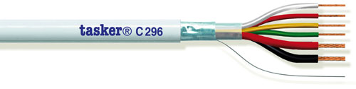 Tasker C296 Shielded Copper cable alarm 4 x 022 + 2 x0.50 grade 2