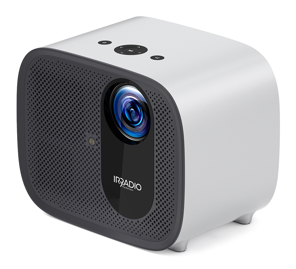IRRADIO Videoproiettore LCD HD con Google ANDROID TV, da 5.000 Lumen e contrasto 20.000:1 , Mod. VDP-IR250HD