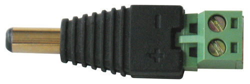 TV-01 Power Adapter plug dc 5,5 x 2,1 mm/screw terminals