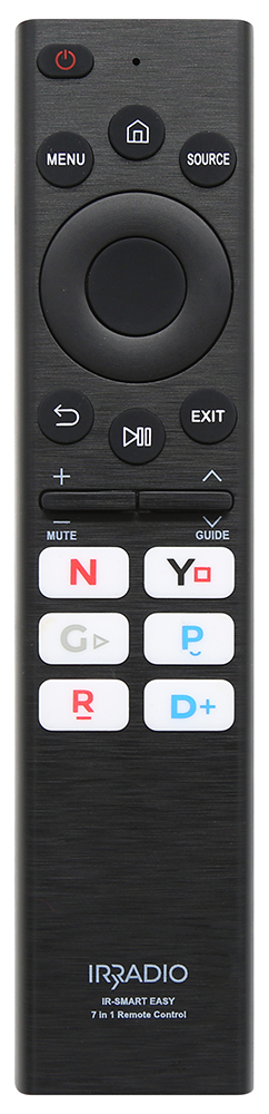 IR-SMART EASY 7 IN 1, Telecomando semplificato, 7 in 1 per TV SAMSUNG, LG, PHILIPS, SONY, PANASONIC, HISENSE, TOSHIBA