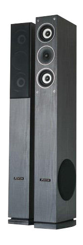 Coppia diffusori 3 vie a torre da 500W ( 2x250W) + sub laterale, Mod. SHFT52B