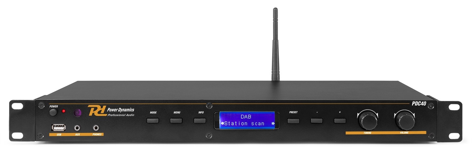 Module with DAB+/FM tuner and USB/BT, Model PDC40