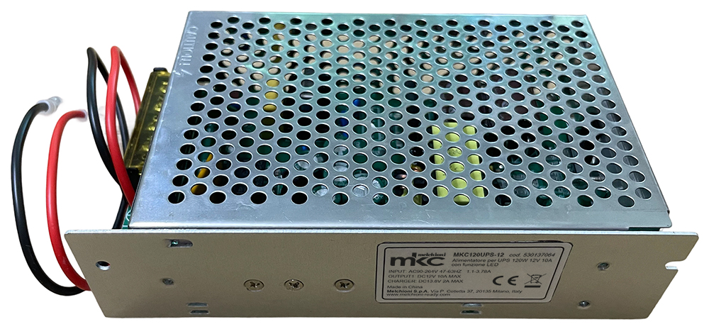Alimentatore MKC con funzione caricabatteria MKC120UPS-12, 12V 120W