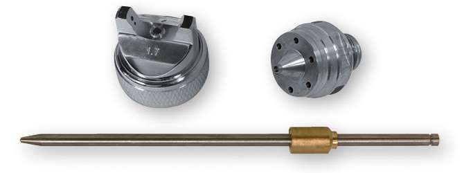 ASTURO 0090514SR Serie ago-cappello-ugello per H827 Ø 1,4 mm