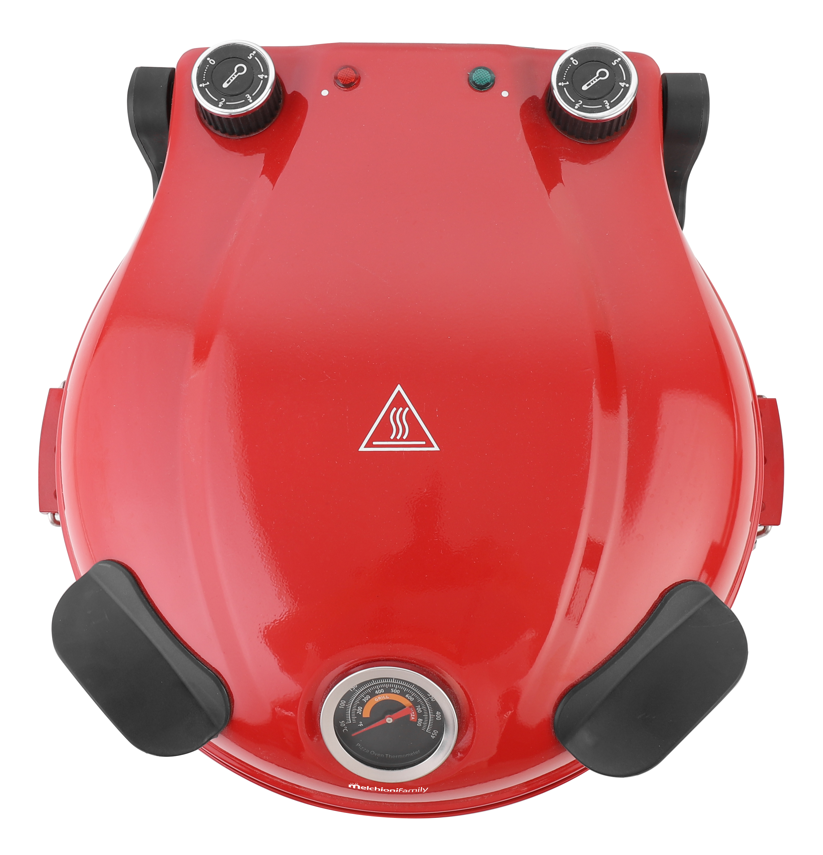 Forno pizza BELLANAPOLI PLUS con termometro e doppia resistenza