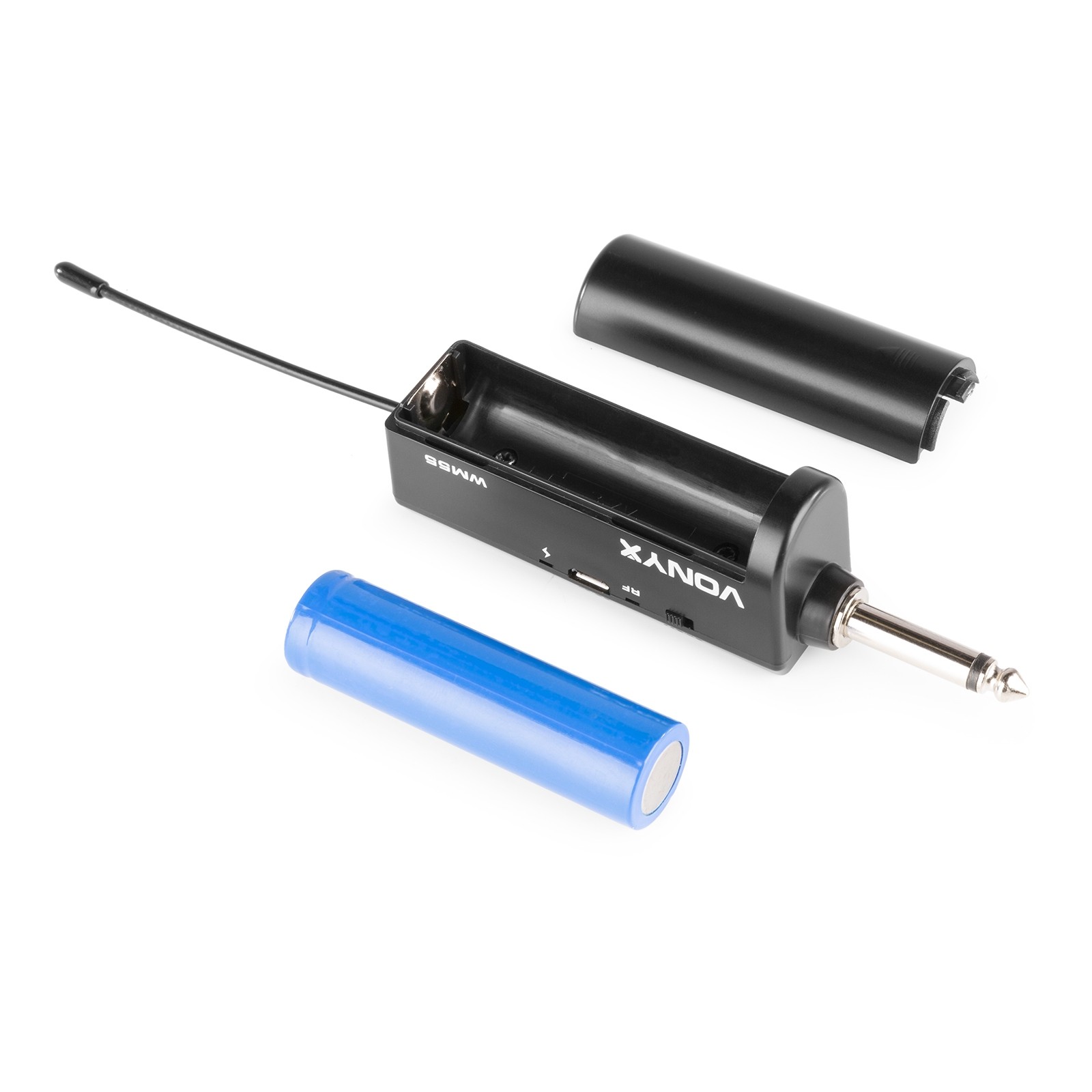 Set microfonico in banda UHF con due radiomicrofoni, Mod. WM552