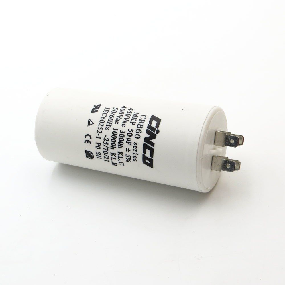 Condensatore in polipropilene di spunto terminale faston 50UF 400/450V