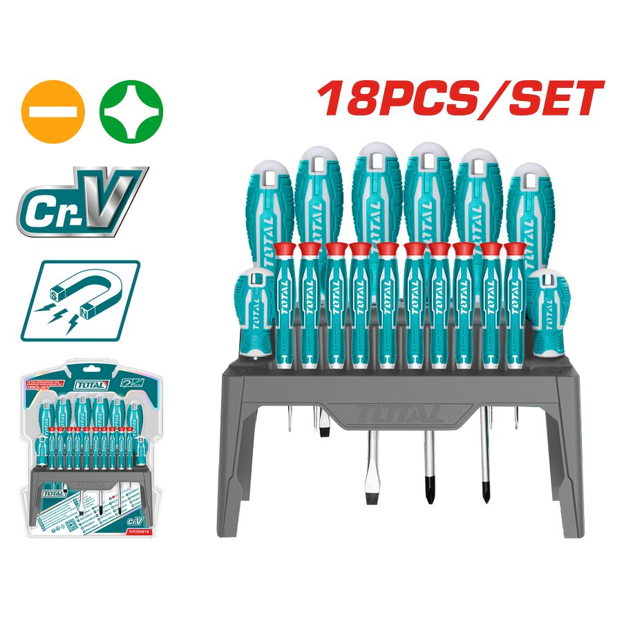 18-Piece Professional Screwdriver Set THT250618