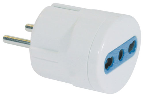 MKC 492518363 Adatt. di rete bianco spina franco/tedesco MKC