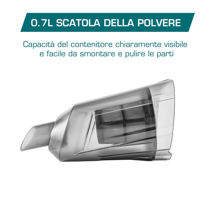 Aspirapolvere 0.7L - One Battery TVLI2001