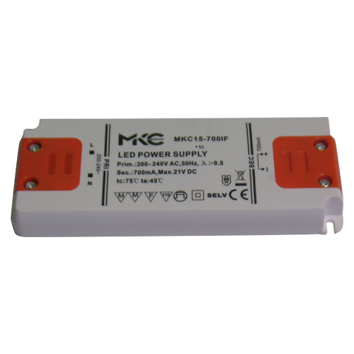 Driver LED MKC15-700IF 700MA 15W OUTPUT 21 VDC MKC15-700IF