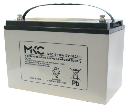 Batteria al piombo ricaricabile 12V 100Ah terminale t11 MKC