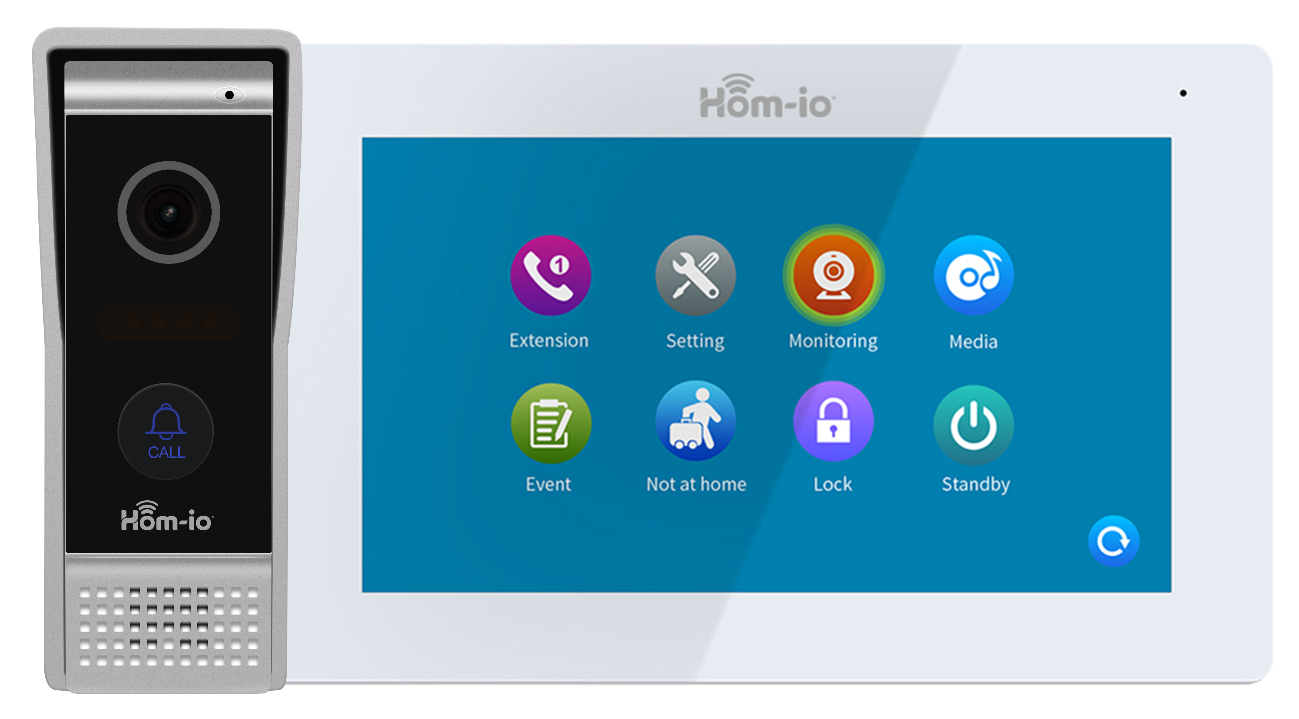 Kit Videocitofono 4 fili  1080P HD - Hom-Wirebell