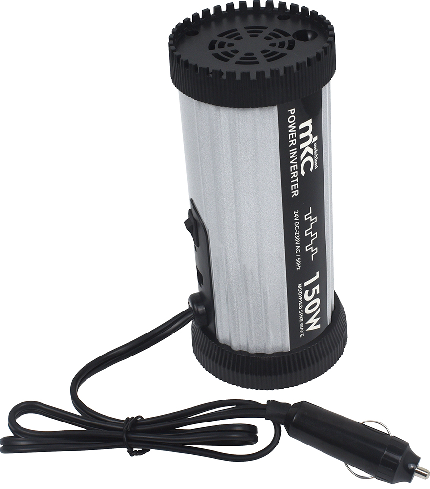 INVERTER MKC-150RS-24-USB 24VDC 230VCA 150W USB SOFT START ONDA MODIFICATA