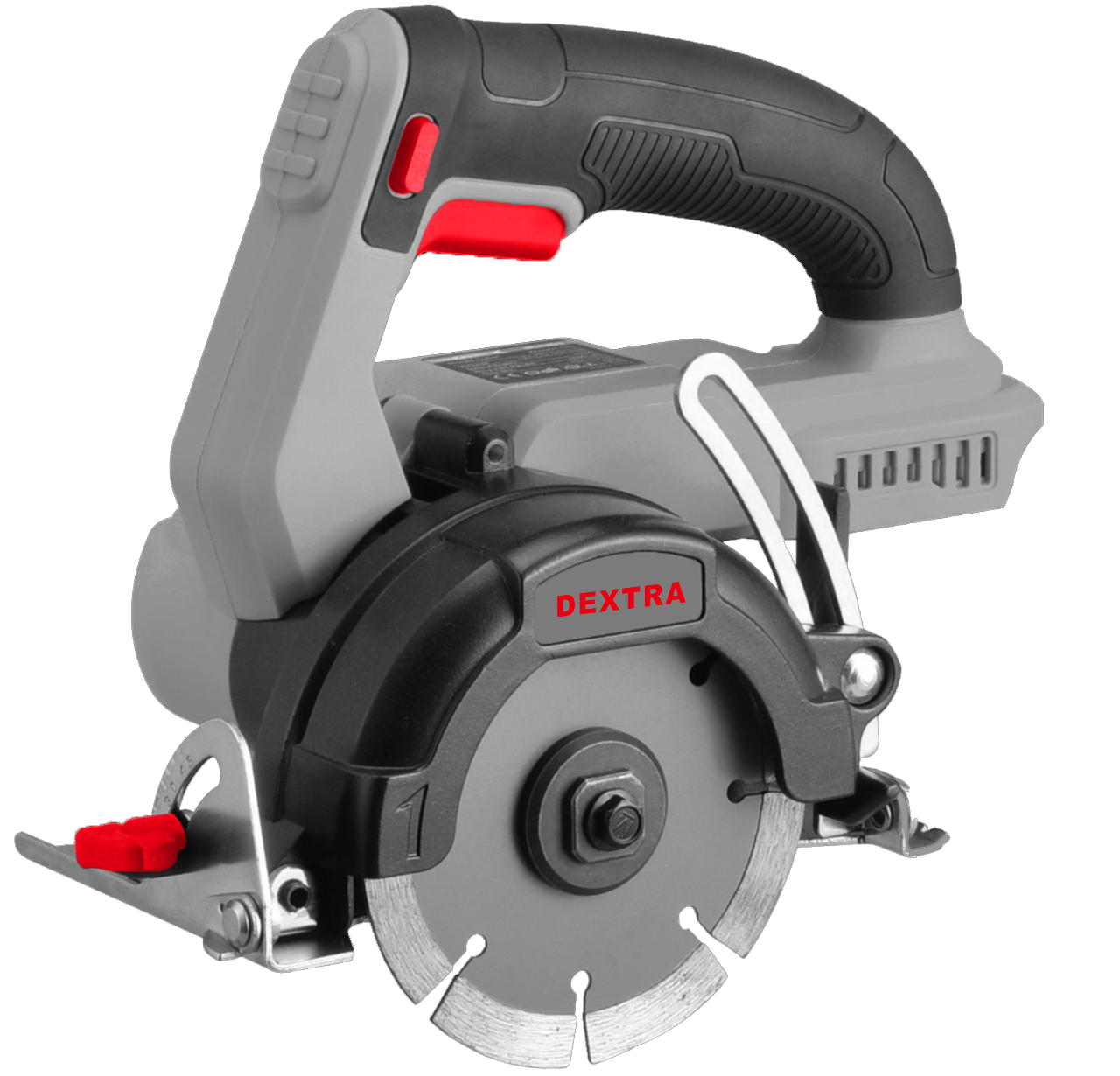 Sega circolare tagliapiastrelle brushless 20V 115/125 mm 8.000 rpm DEXTRA