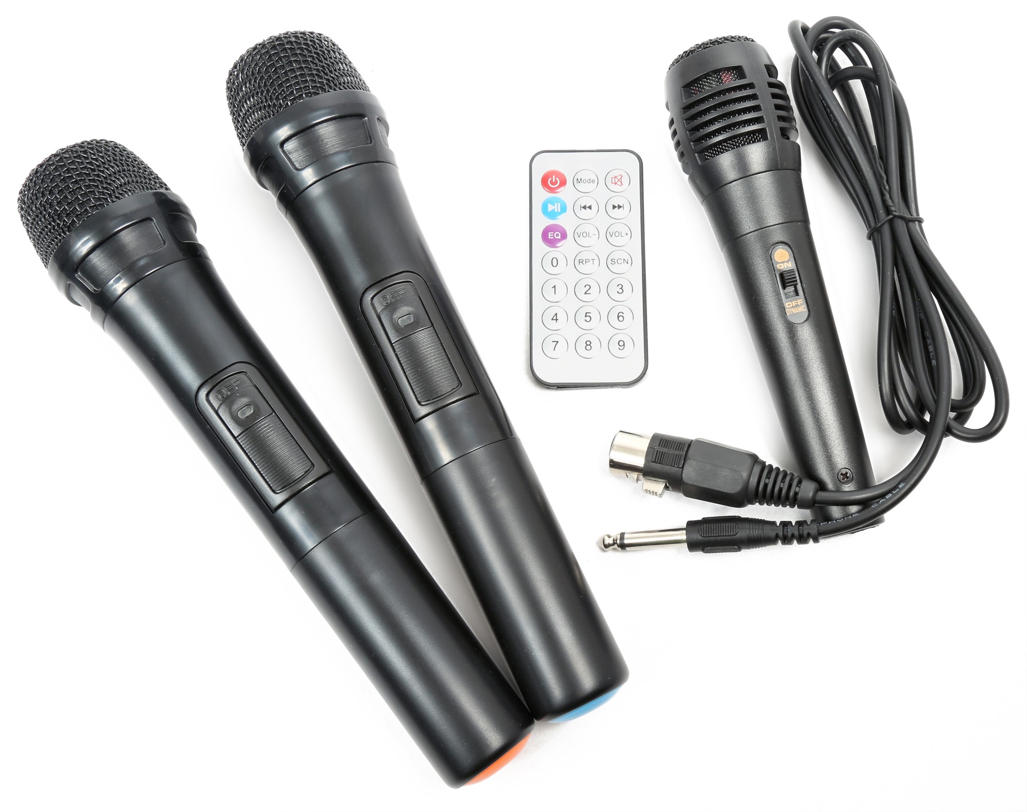 VONYX 170.013 ST180 PORTABLE S Portable system, with 2 uhf wireless microphones, mp3, bt and cd player, 450w power