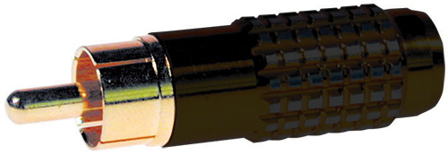 MKC FR0545/6MM/BK BLISTER Plug rca flying hi-fi black 2pz blister