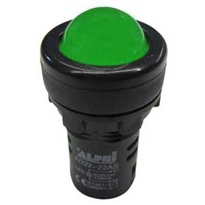 Segnalatore 24V A Led Verde Luminoso A Parabola AP/SEGN/224G-C