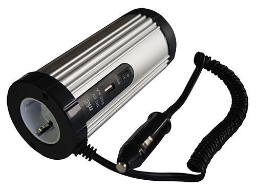 Inverter MKC-150A24-USB 24VDC 230VAC 150W USB softstart onda sinusoidale modificata