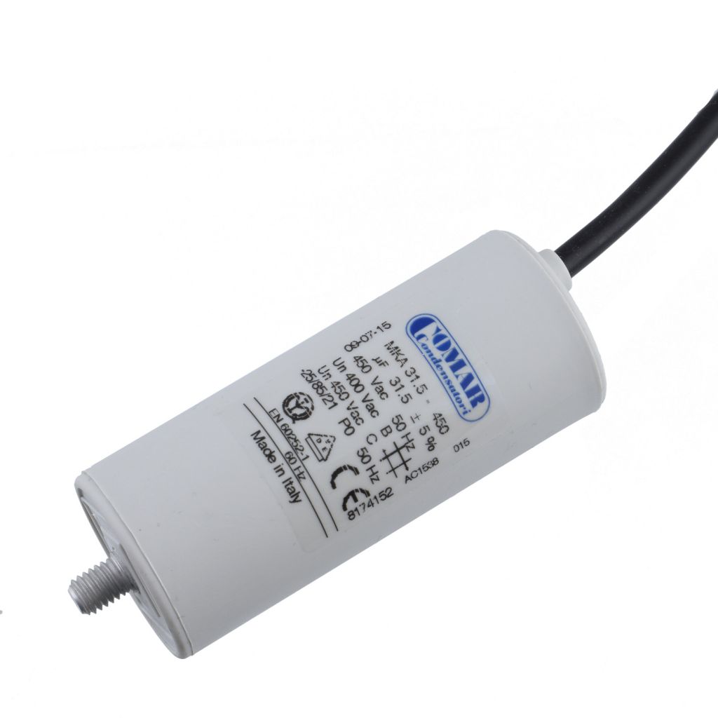 MKC SERIES LC03 31,5UF 400/45 Faston terminal polypropylene starting capacitor