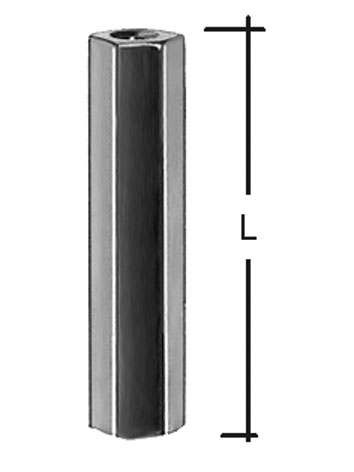 Spacer female/female l 5mm 3ma key5 metal