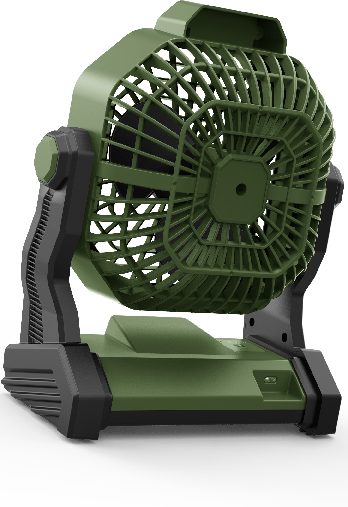Rechargeable camping fan MF 0612VL with LED light Ø 12 cm,