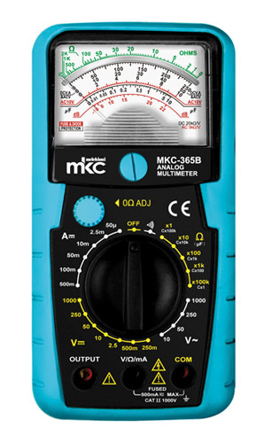 Multimetro Analogico con continuità MKC-365B