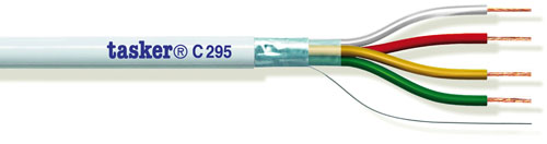 Tasker C295 Shielded Copper cable alarm 4 x 022 grado 2