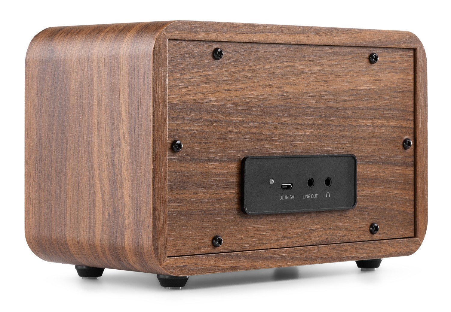 Venezia, WiFi Internet radio, batteria integrata, display a colori, colore noce