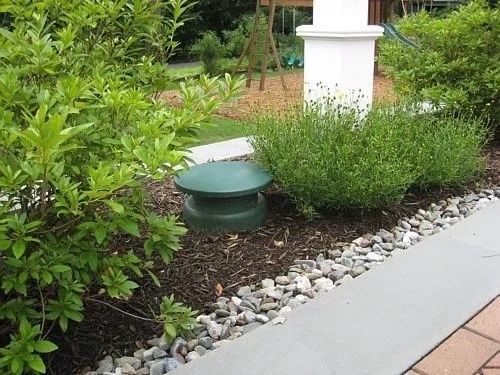 IPX5 Garden Sound Diffuser 30W 100V, green colour, model GS530