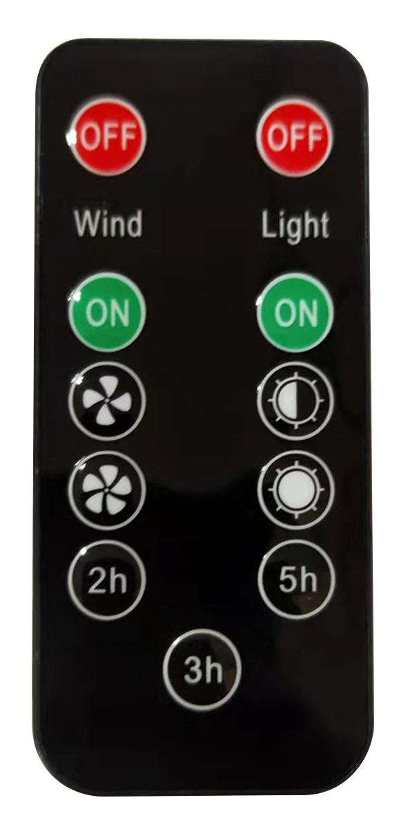 Portable fan MF 0501VL with rechargeable light 2in1