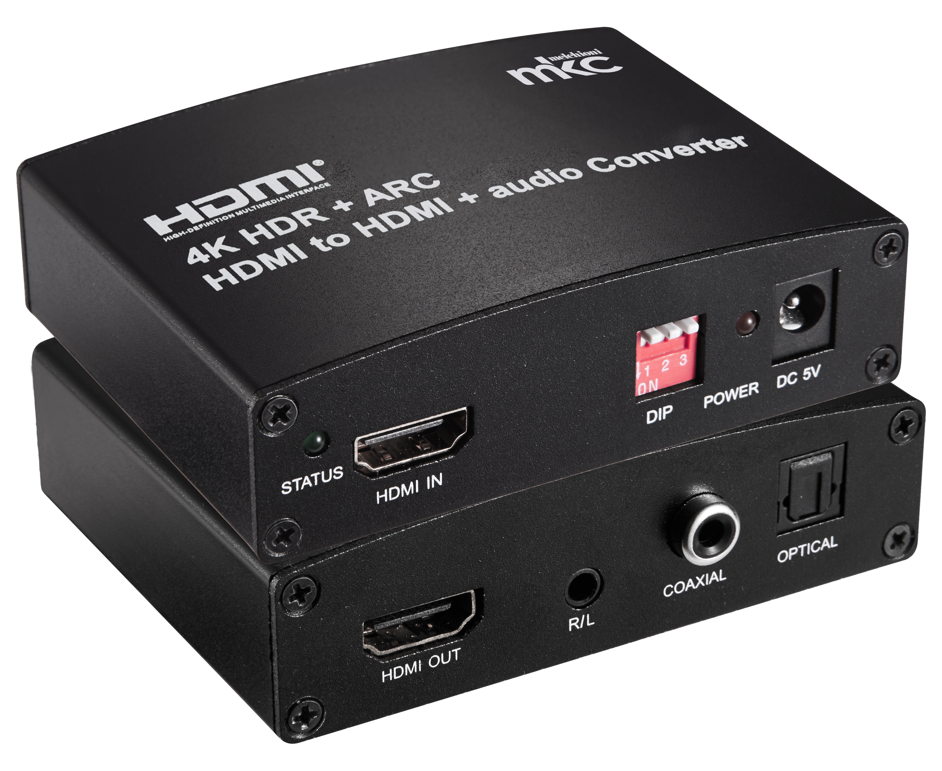 4K 60Hz from pass-through HDMI + audio extractor model MK-HDC03 2.0