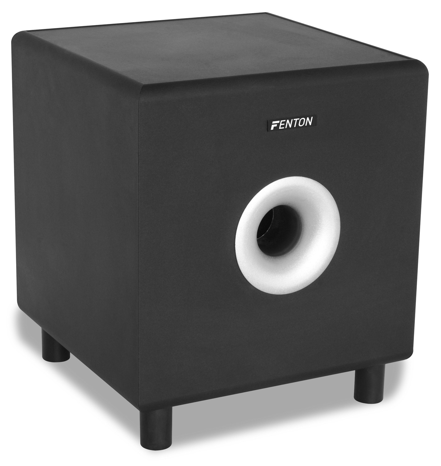 Diffusore subwoofer attivo da 200W, Woofer da 8", colore nero, Mod. SHFS08B