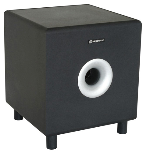 Diffusore subwoofer attivo da 200W, Woofer da 10", colore nero, Mod. SHFS10B