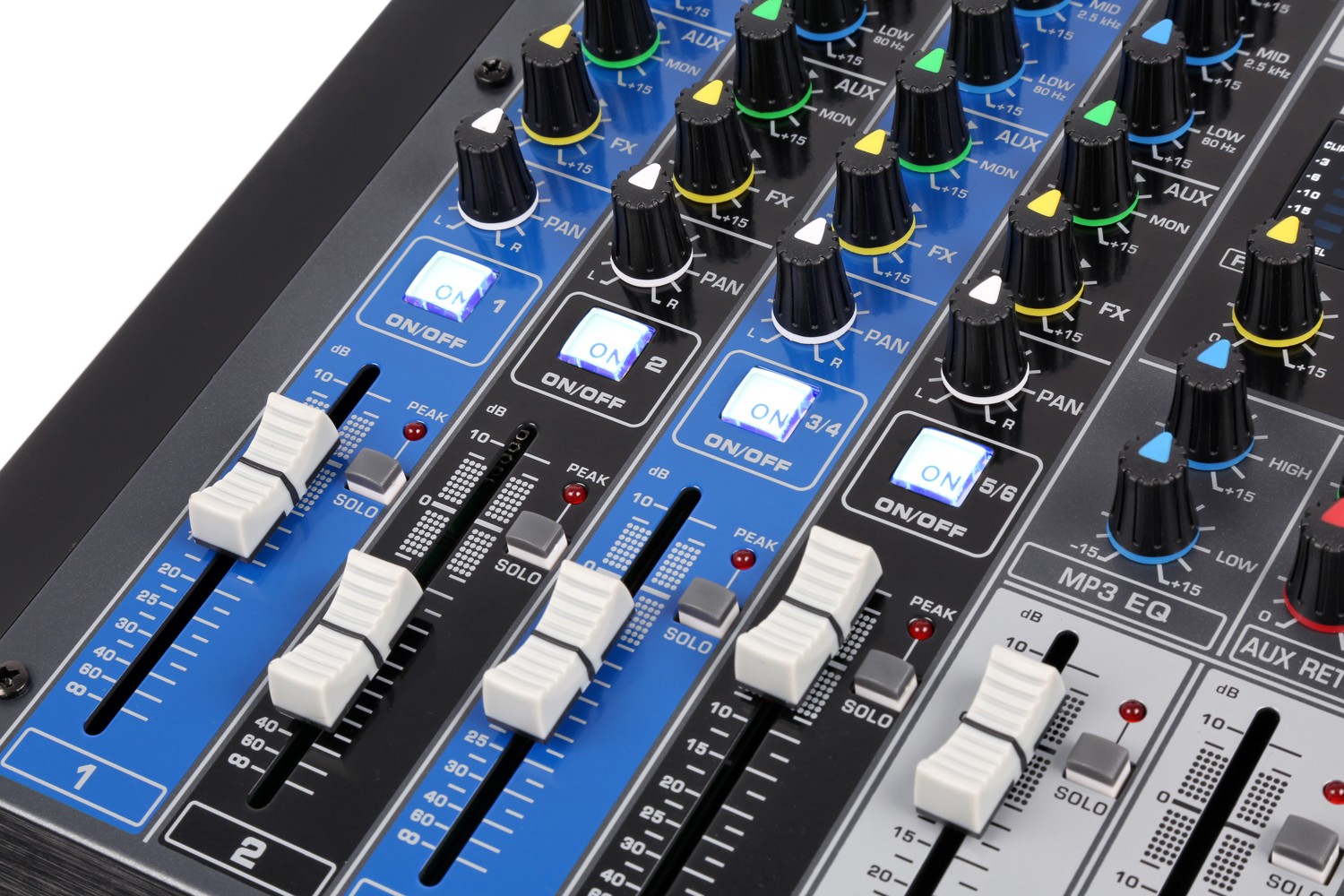 , mixer 12 canali funzione eco, dsp. ingresso usb mp3 e ricevitore bluetooth