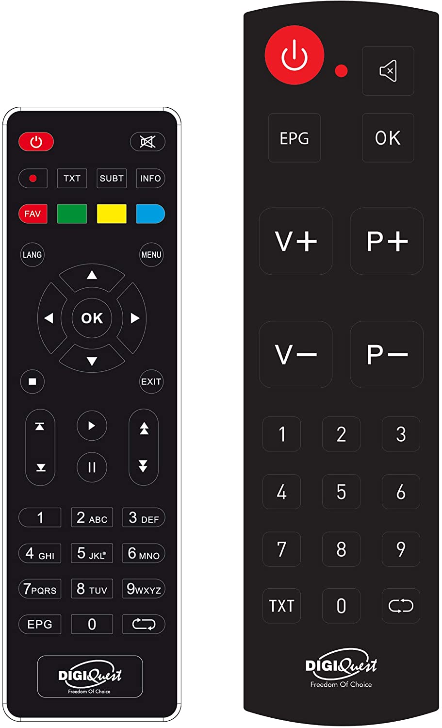 Decoder Digitale terrestre con display, USB PVR, DC12Ve doppio telecomando