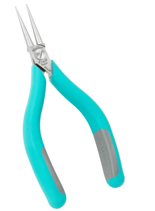 Pinze a becco tondo con ganasce lisce ad alta precisione, 2443P Weller