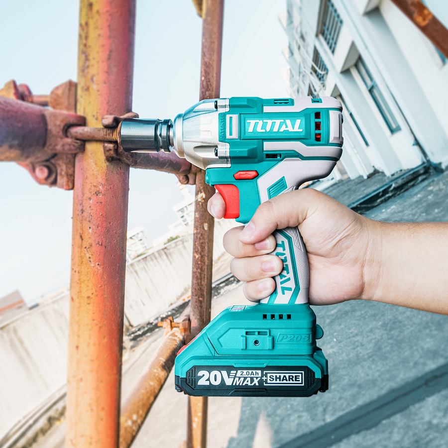 Avvitatore a Impulsi 1/2" 20V + 2 Batterie