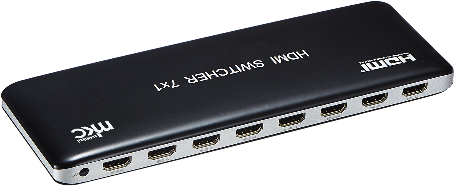 HDMI Selector V2.0b UHD 4K/60Hz 7IN x 1OUT model MK-DSW7 2.0
