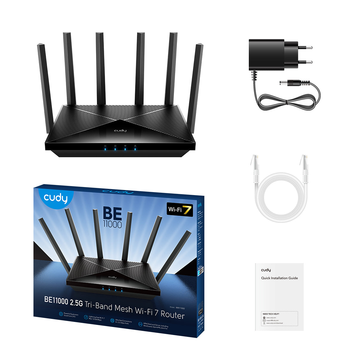 WR6500H - BE6500 2.5G Wi-Fi 7 Mesh Router